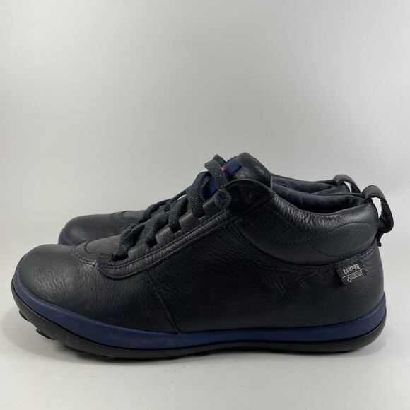 Camper Peu Pista Leather Boots Womens Size 39, US Size 9 Blue Goretex Waterproof - Picture 4 of 9